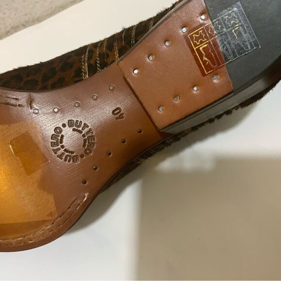 New Buttero Women’s ankle Boots Size 40 Booties Leopard pony hair Italy - Picture 6 of 9